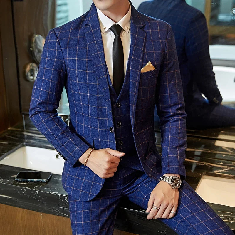 Men Boutique Slim Fit Blazer and Pants Set