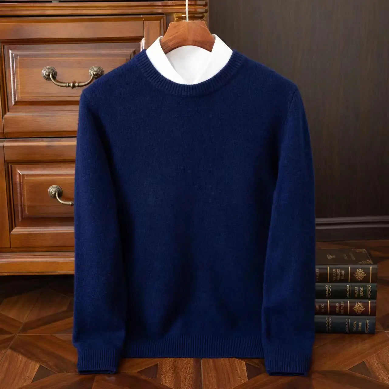 Men’s Oversized O-Neck Sweater