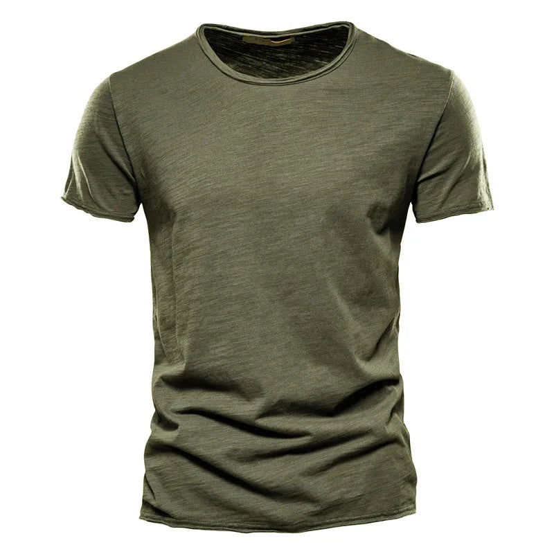 O Neck Short Sleeve 100% Cotton T Shirt