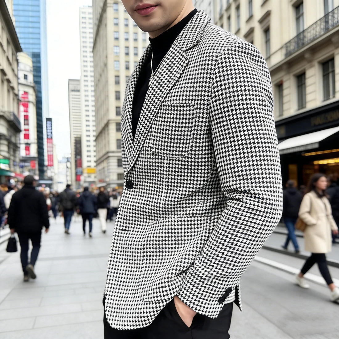 Slim Fit Business Casual 2-Button Suit