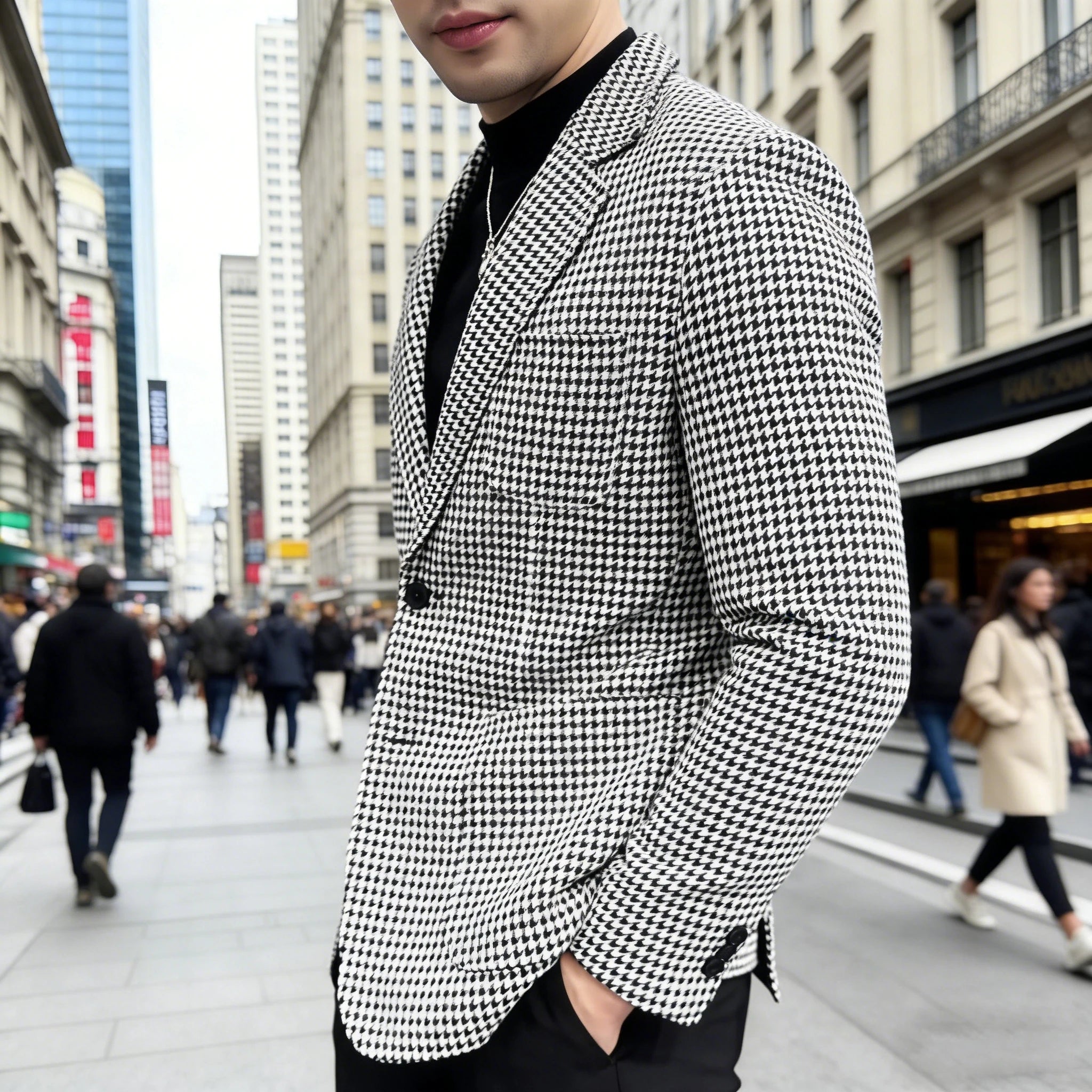 Slim Fit Business Casual 2-Button Suit