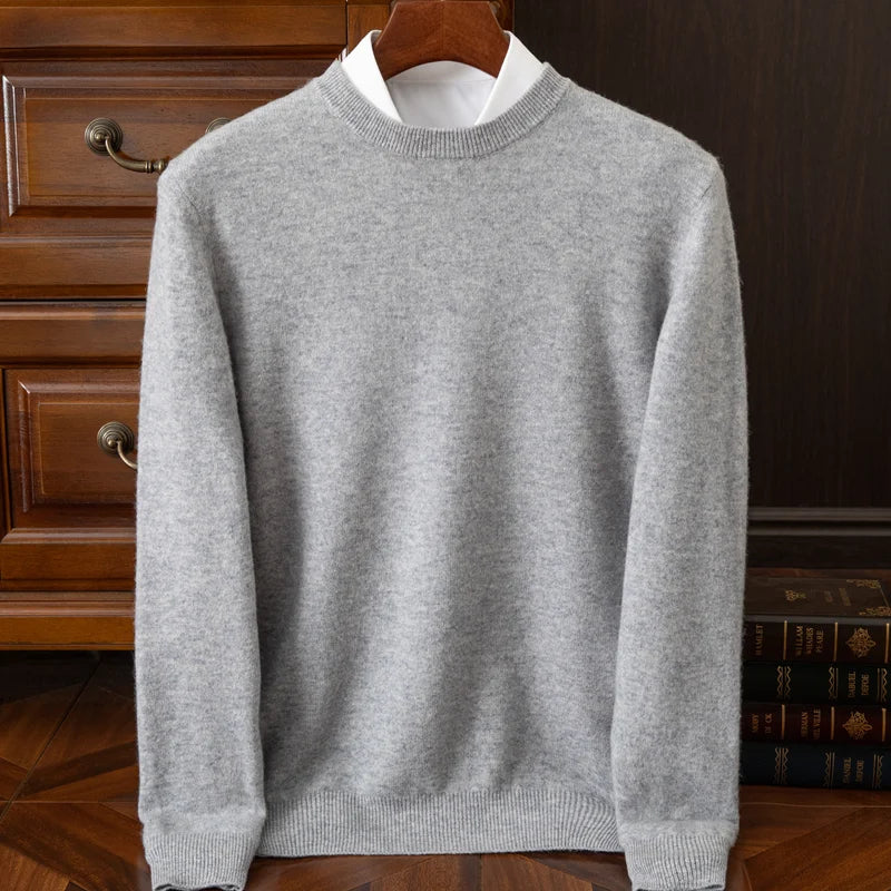 Men’s Oversized O-Neck Sweater