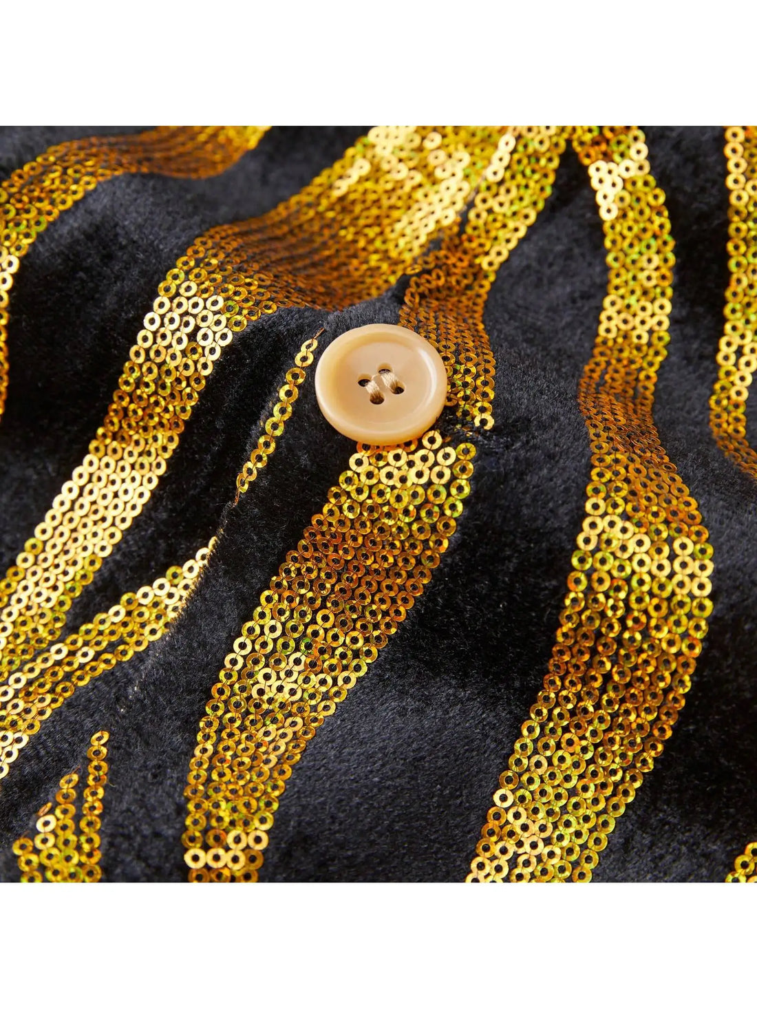 Men’s Velvet Yellow Shawl Lapel Blazer