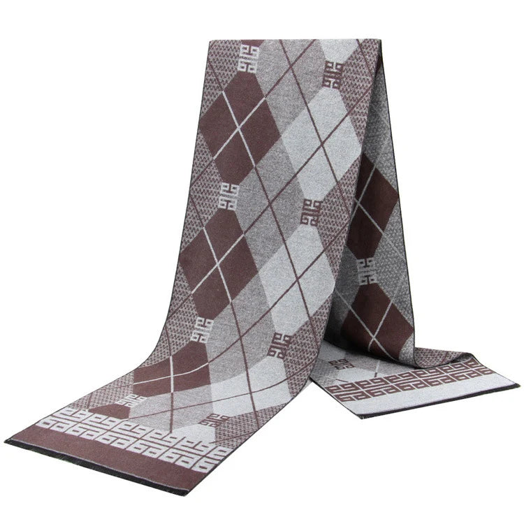 Soft Plaid Shawl Neckerchief