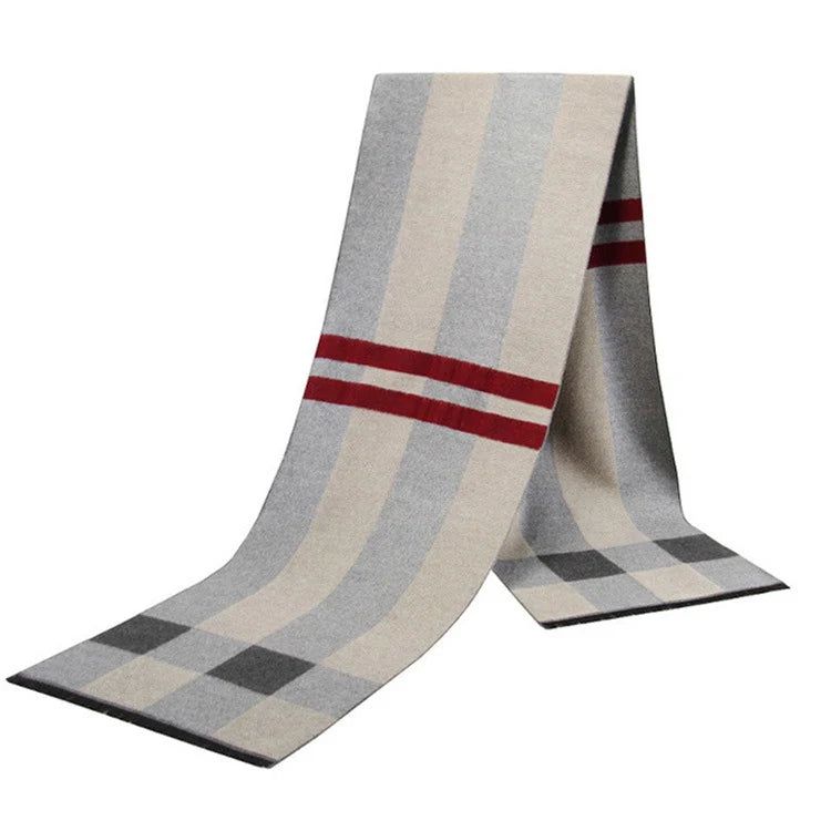 Soft Plaid Shawl Neckerchief