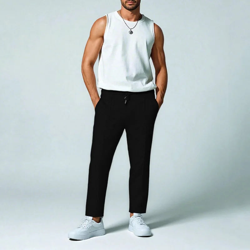 Slim Fit Casual Sports Jogger with Drawstring & Pockets
