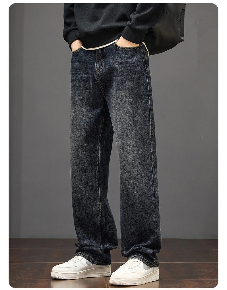 Straight Leg Relaxed Fit Casual Trousers