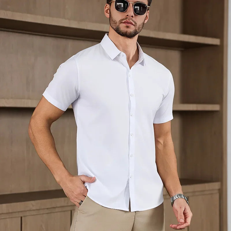 Men’s Summer Business Casual Shirt