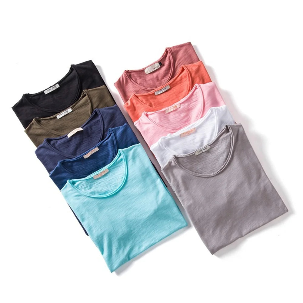 O Neck Short Sleeve 100% Cotton T Shirt