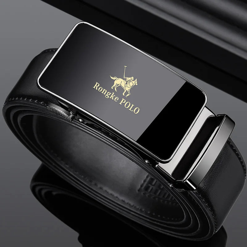 Men’s Automatic Buckle Leather Belt