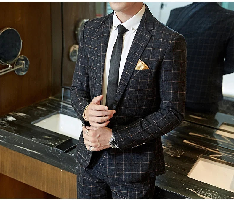 Men Boutique Slim Fit Blazer and Pants Set