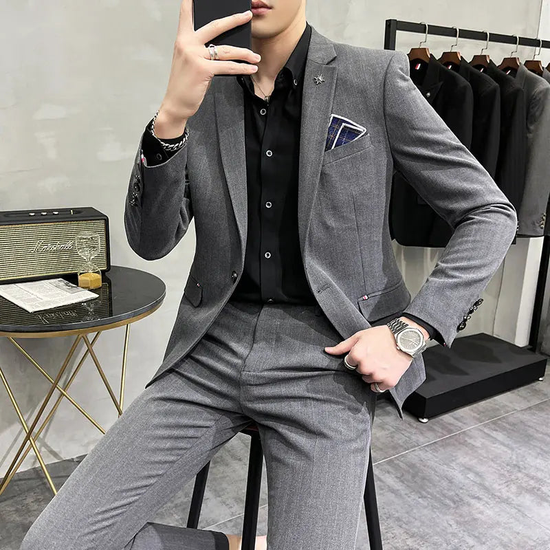 Men’s High-Quality 2-Piece Wedding Suit