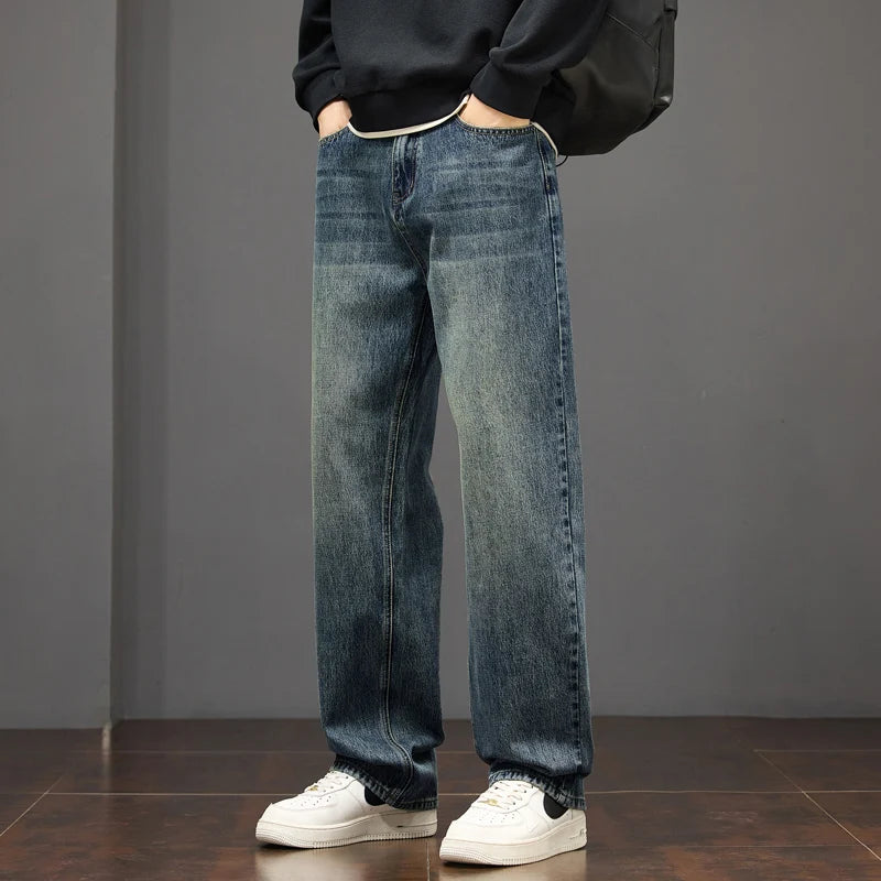 Straight Leg Relaxed Fit Casual Trousers